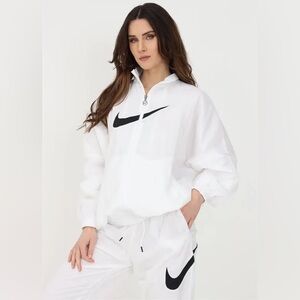NWOT Nike Essentials Jacket White Oversized XS